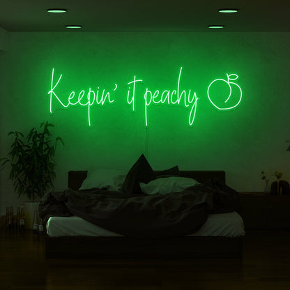 Keepin It Peachy Led Neon Sign | Shineneon