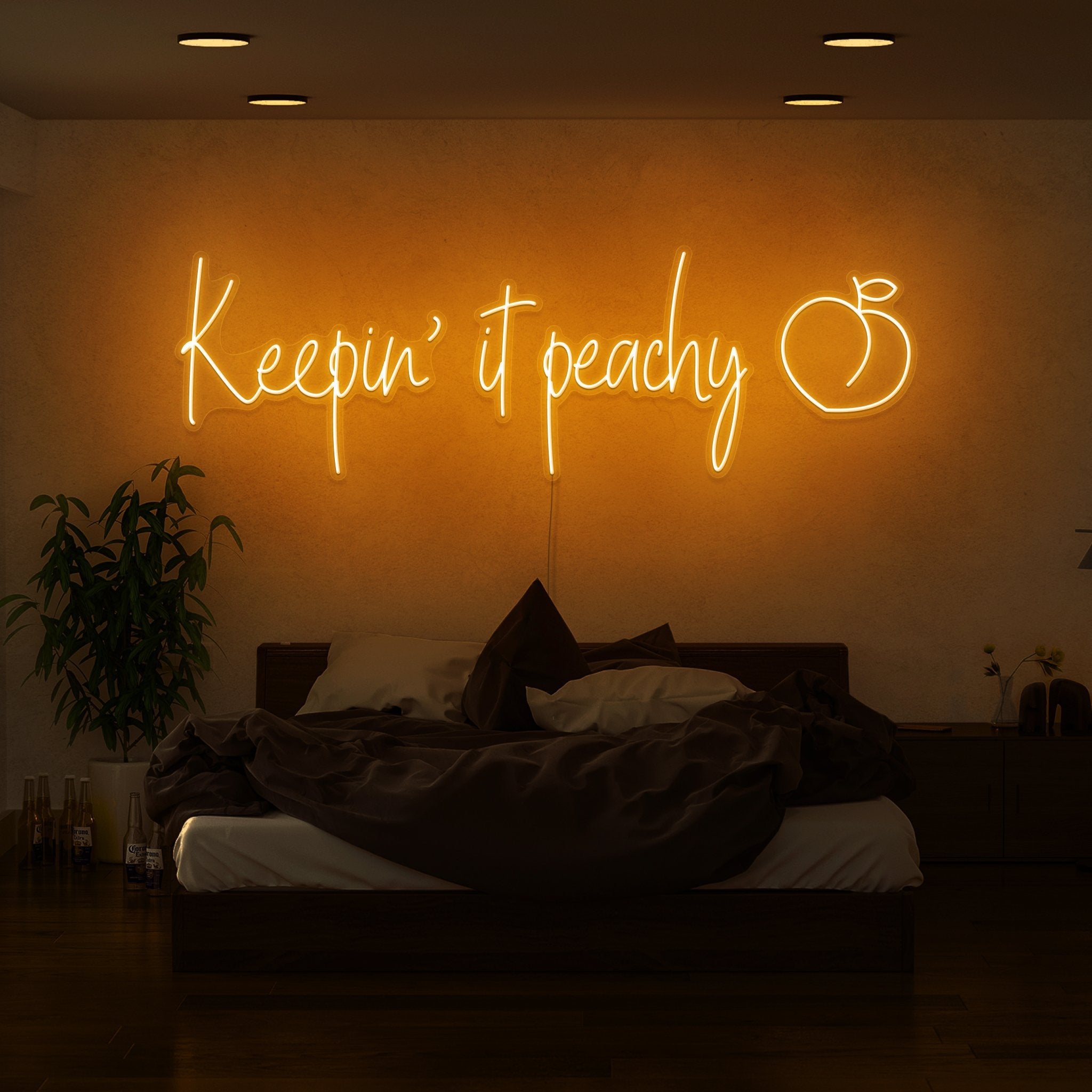 Keepin It Peachy Led Neon Sign | Shineneon