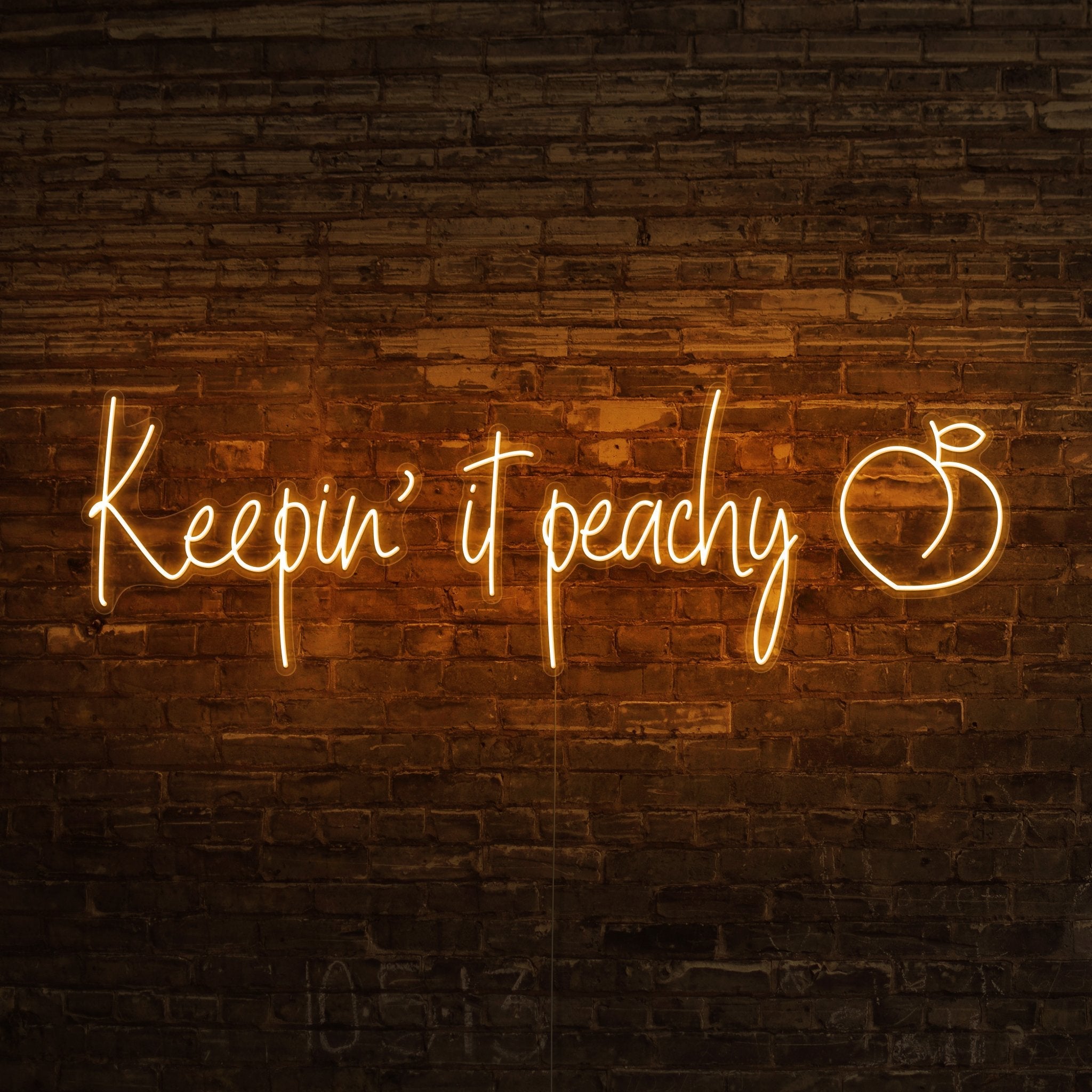 Keepin It Peachy Led Neon Sign | Shineneon