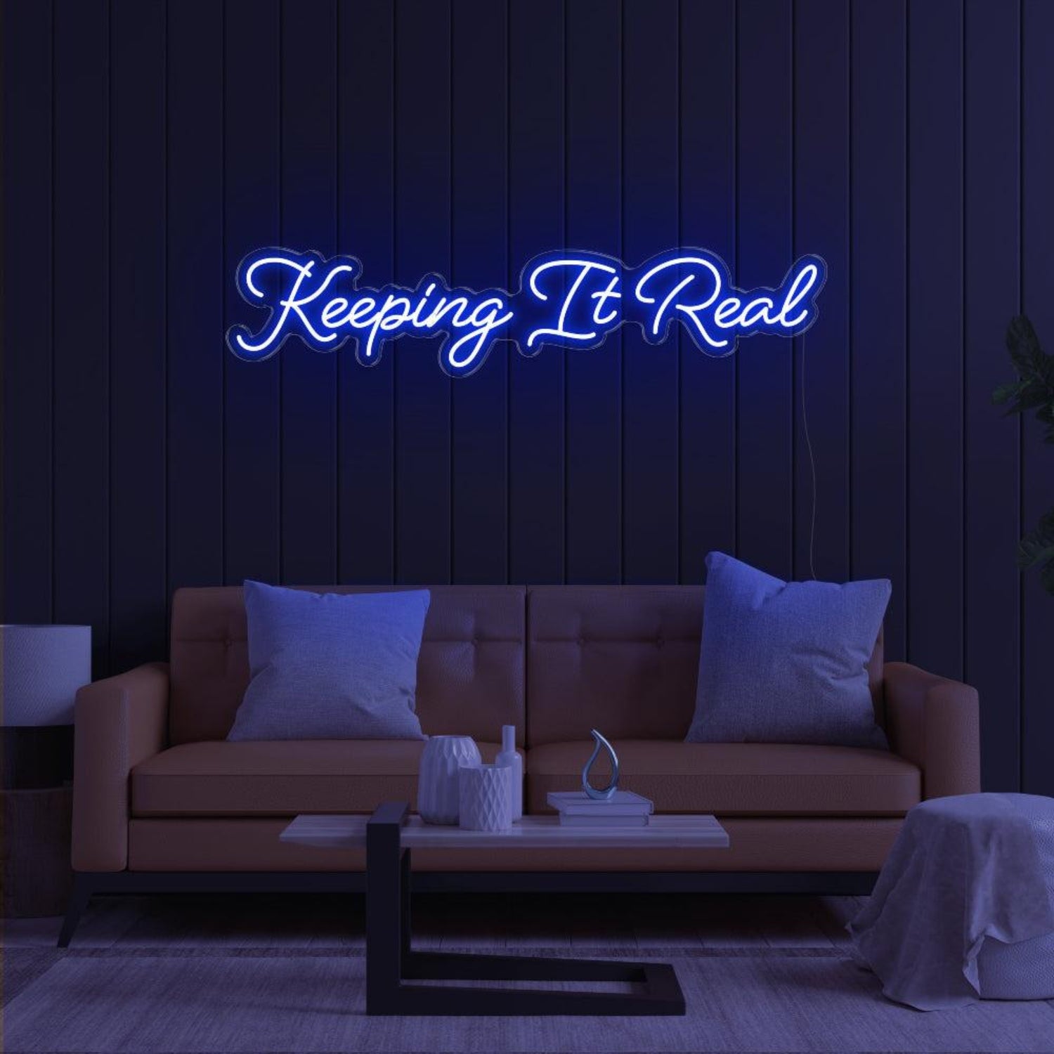 Keeping It Real Pink Led Neon Sign Living Room Decor | Shineneon