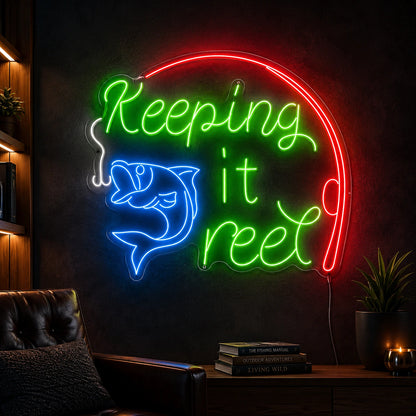 Keeping It Reel Neon Sign LED Neon Sign high-converting product image