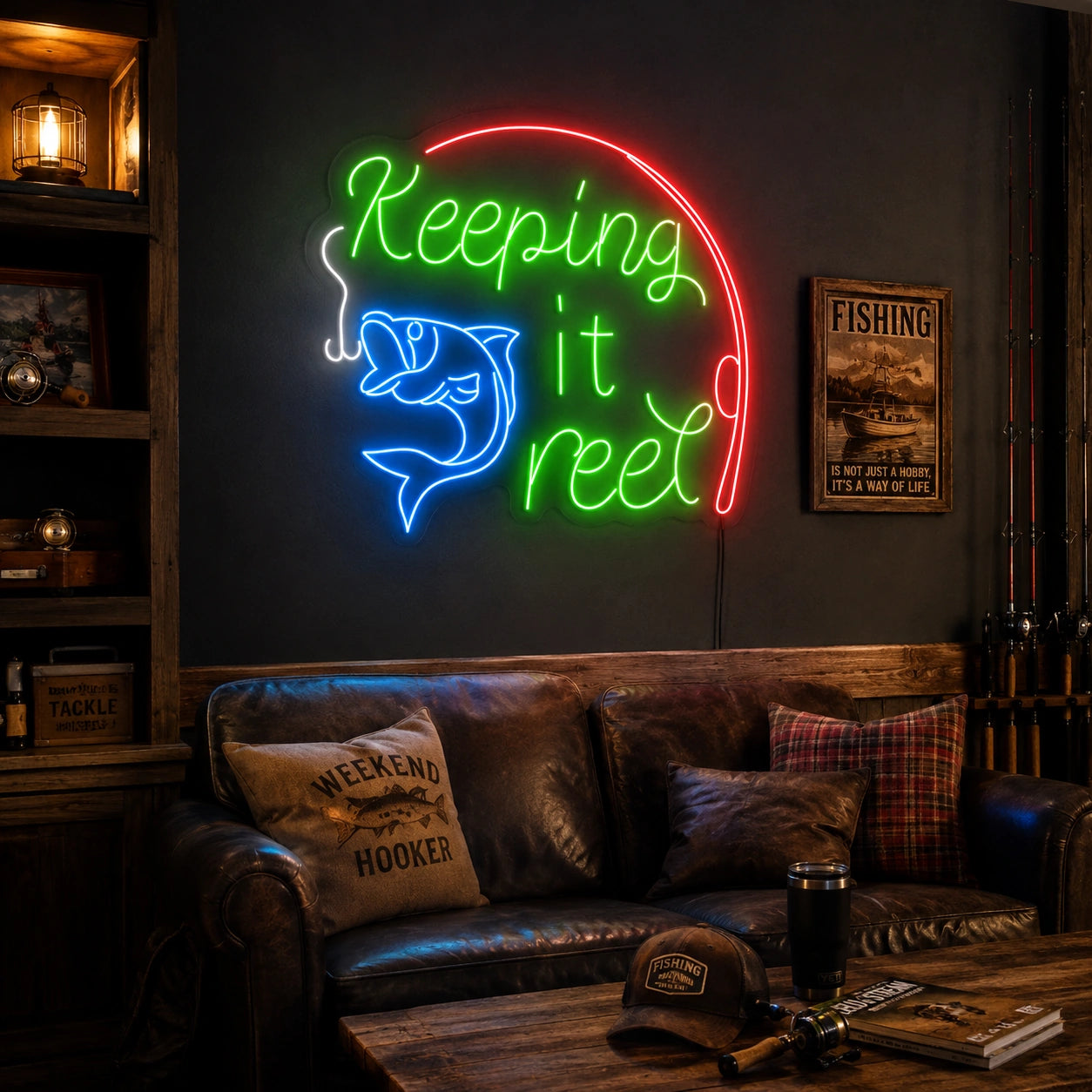 Keeping It Reel Neon Sign LED Neon Sign real lifestyle scene