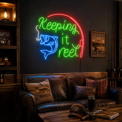 Keeping It Reel Neon Sign LED Neon Sign real lifestyle scene
