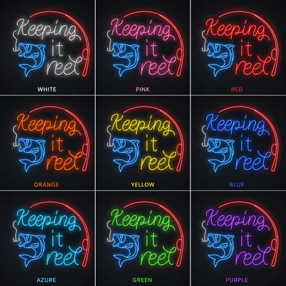Keeping It Reel Neon Sign LED Neon Sign color grid
