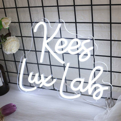 Kees Lux Lab White Led Neon Sign - Shineneon