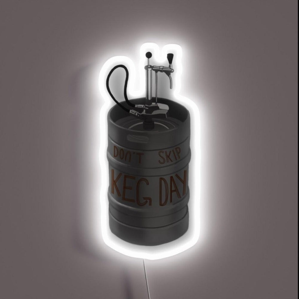Keg Day Rgb Led Neon Sign - Custom LED neon sign front view