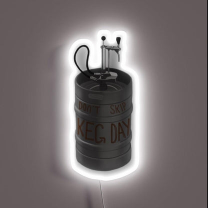 Keg Day Rgb Led Neon Sign - Custom LED neon sign front view