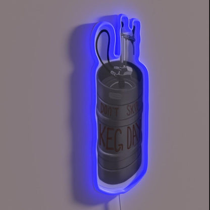 Keg Day Rgb Led Neon Sign - LED neon sign close-up detail
