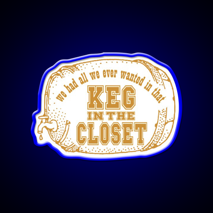 Keg In The Closet Beer Bar Decor Led Neon Sign Rgb Color - LED neon sign view 5