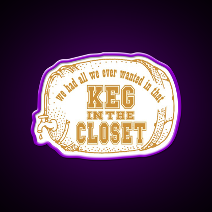 Keg In The Closet Beer Bar Decor Led Neon Sign Rgb Color - LED neon sign view 9
