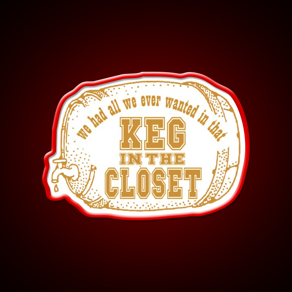 Keg In The Closet Beer Bar Decor Led Neon Sign Rgb Color - LED neon sign view 10