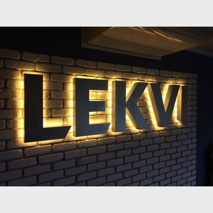 Kekvi 3D Backlit Channel Letters Led Light Sign