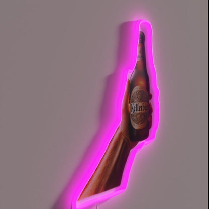 Kellerbier Classic Handcrafted Taste Rgb Led Neon Sign - LED neon sign close-up detail