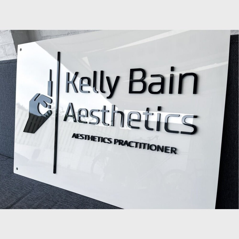 Kelly Bain Aesthietics Acrylic Business Logo Sign - Shineneon