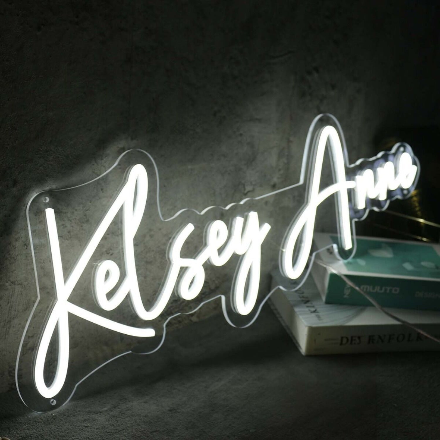 Kelsey Anne White Led Neon Sign - Shineneon