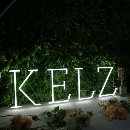 Kelz White Led Neon Sign - Shineneon