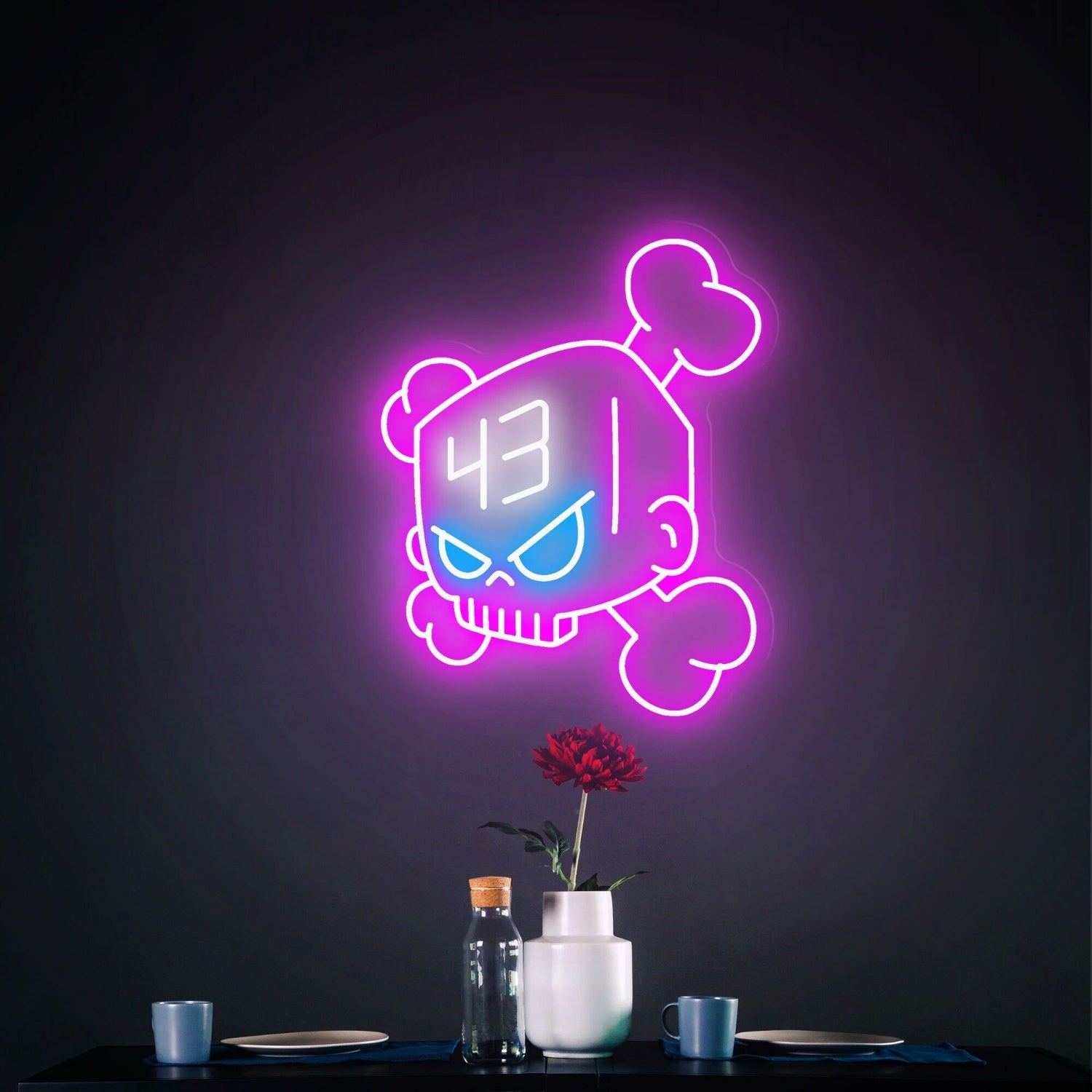 Ken Block 43 Skull Neon Sign Art Neon Light Wall Decor | Shineneon