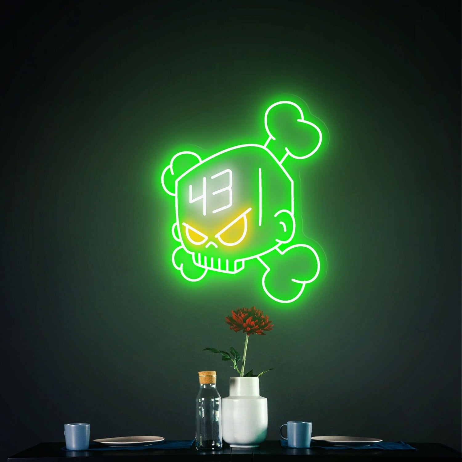 Ken Block 43 Skull Neon Sign Art Neon Light Wall Decor | Shineneon