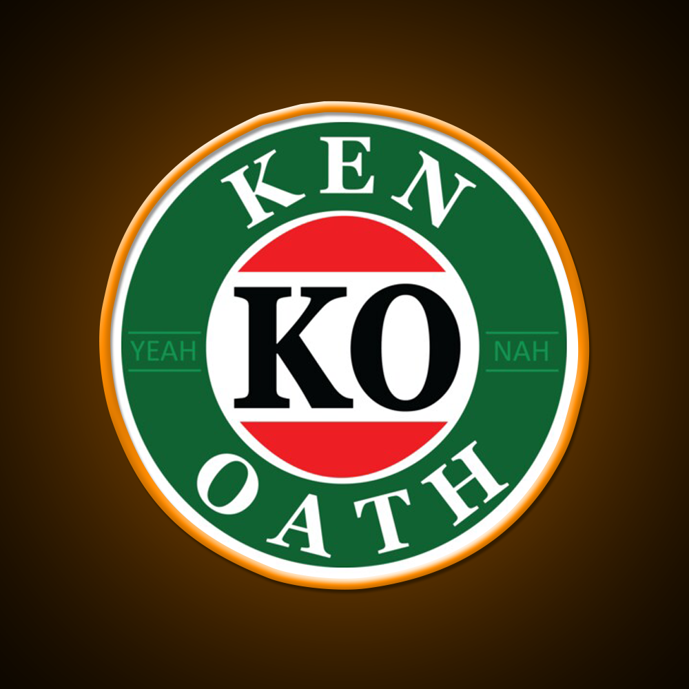 Ken Oath Beer Bar Decor Led Neon Sign Rgb Color