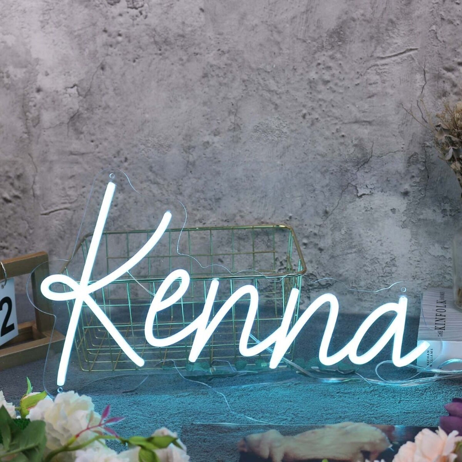 Kenna Blue Led Neon Sign - Shineneon