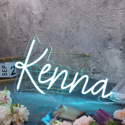 Kenna Blue Led Neon Sign - Shineneon