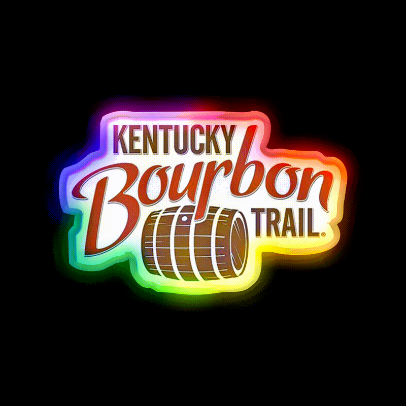 Kentucky Bourbon Trail Whiskey Drink Bar Led Neon Sign Rgb Color