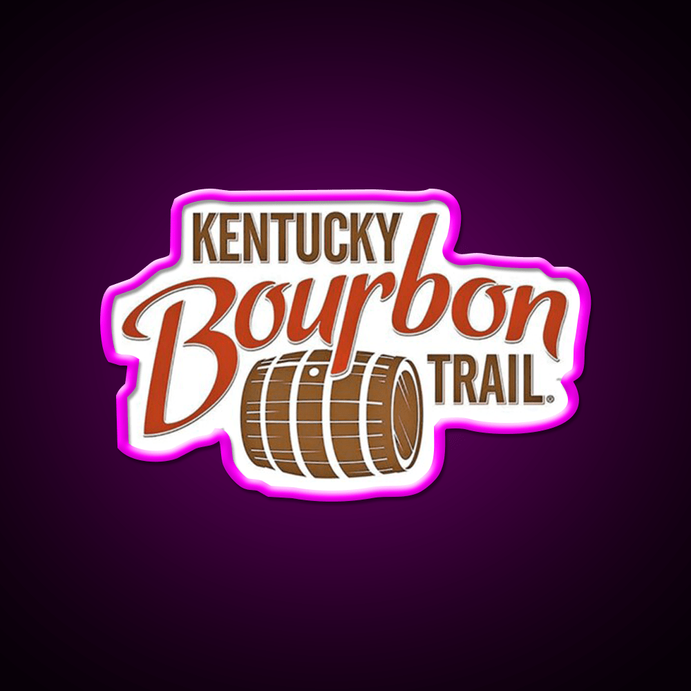 Kentucky Bourbon Trail Whiskey Drink Bar Led Neon Sign Rgb Color - Shineneon