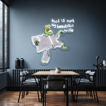 Kermie Byrnie Being Bamboozled Artwork Neon Signs For Sale - Shineneon
