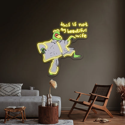 Kermie Byrnie Being Bamboozled Artwork Neon Signs For Sale - Shineneon