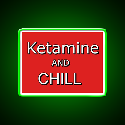 Ketamine And Chill Hemp Inspired Green Leaf Led Neon Sign Rgb Color - LED neon sign view 8