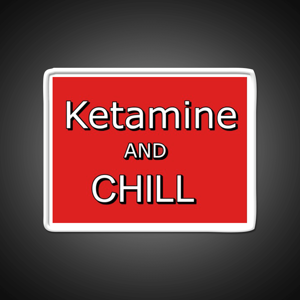 Ketamine And Chill Hemp Inspired Green Leaf Led Neon Sign Rgb Color - Shineneon