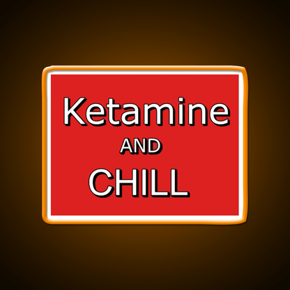 Ketamine And Chill Hemp Inspired Green Leaf Led Neon Sign Rgb Color - Shineneon