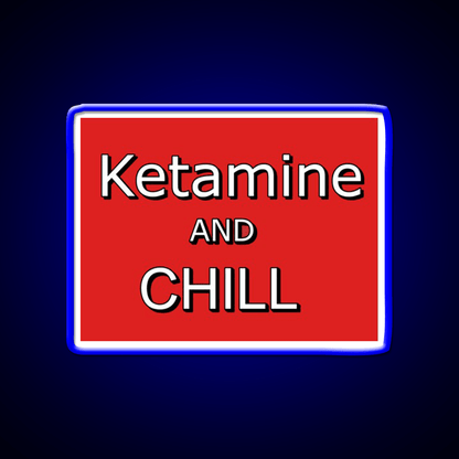 Ketamine And Chill Hemp Inspired Green Leaf Led Neon Sign Rgb Color - Shineneon