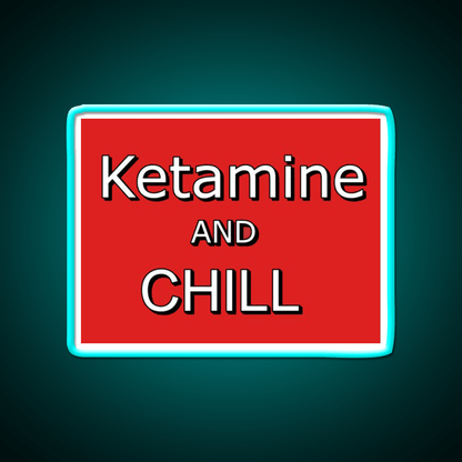 Ketamine And Chill Hemp Inspired Green Leaf Led Neon Sign Rgb Color - Shineneon