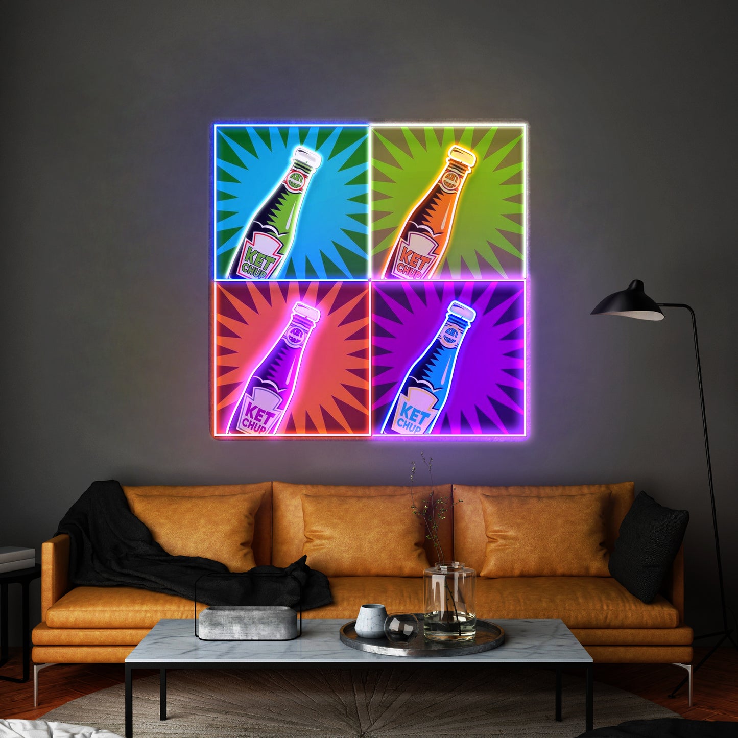 Ketchup Custom Led Signs Artwork For Sale