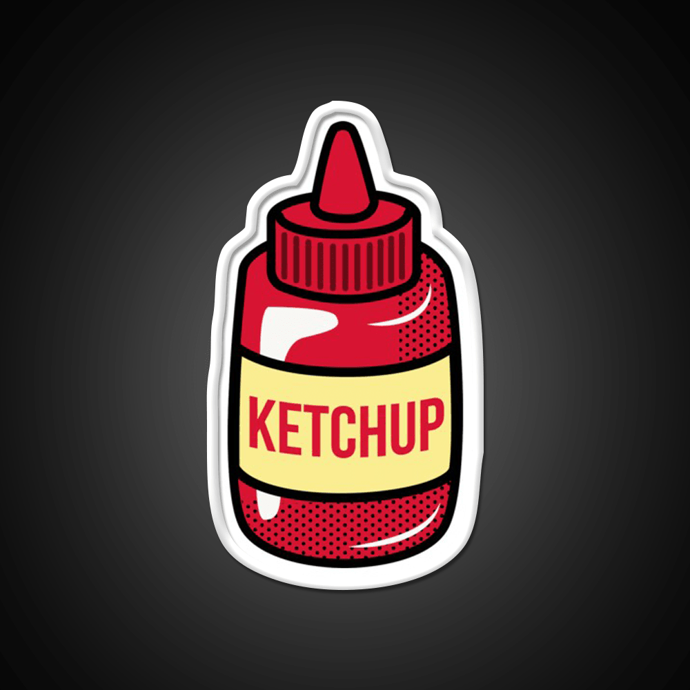 Ketchup Fast Food Led Neon Sign For Burger Place Rgb Color - Shineneon