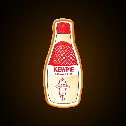 Kewpie Mayonnaise Watercolor Snack Food Led Neon Sign Rgb Color - Shineneon