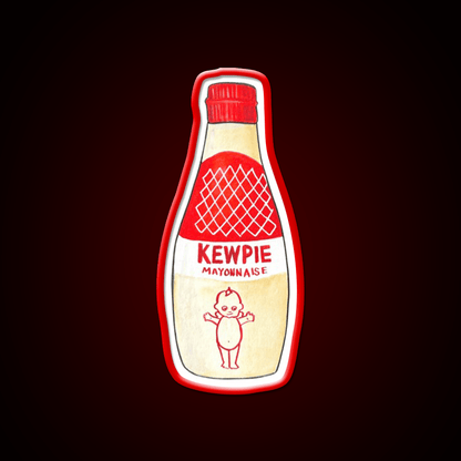 Kewpie Mayonnaise Watercolor Snack Food Led Neon Sign Rgb Color - Shineneon