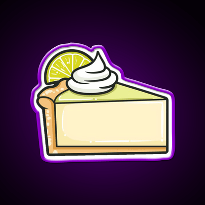 Key Lime Pie Snack Food Led Neon Sign Rgb Color - Shineneon