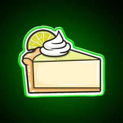 Key Lime Pie Snack Food Led Neon Sign Rgb Color - Shineneon