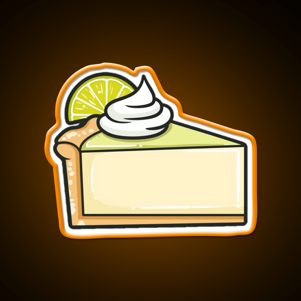 Key Lime Pie Snack Food Led Neon Sign Rgb Color - Shineneon