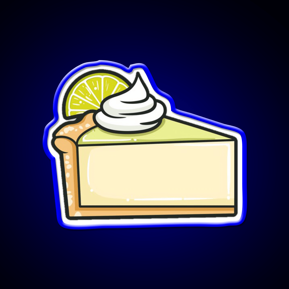 Key Lime Pie Snack Food Led Neon Sign Rgb Color - Shineneon