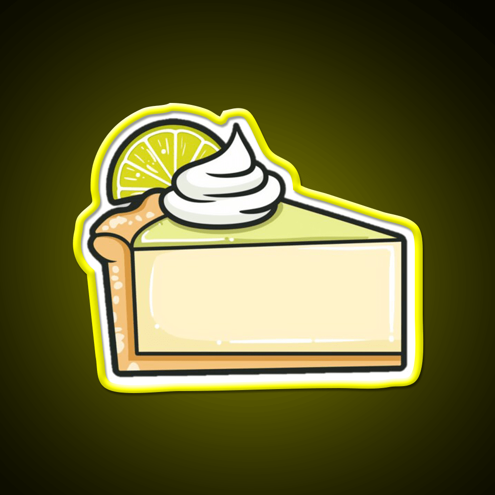 Key Lime Pie Snack Food Led Neon Sign Rgb Color - Shineneon