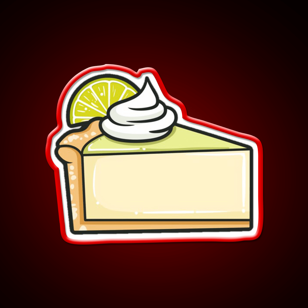 Key Lime Pie Snack Food Led Neon Sign Rgb Color - Shineneon