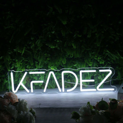 Kfadez White Led Neon Sign - Shineneon