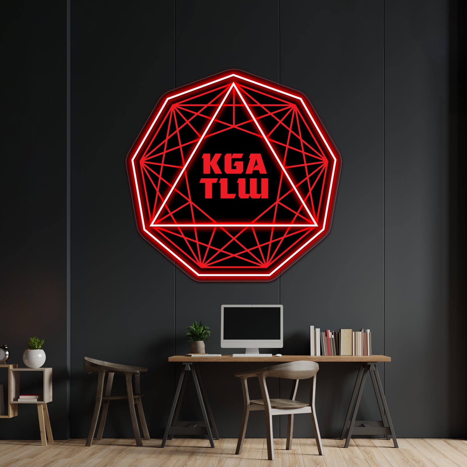 Kgatlw Nonagon Wall Artwork Neon Signs | Shineneon