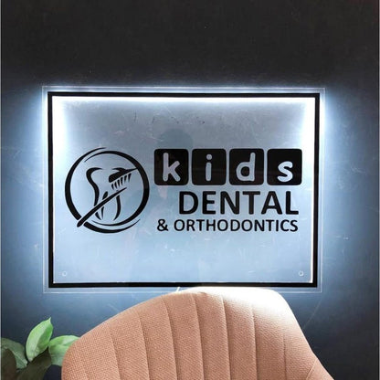 Kids Dental Acrylic Business Logo Sign - Shineneon