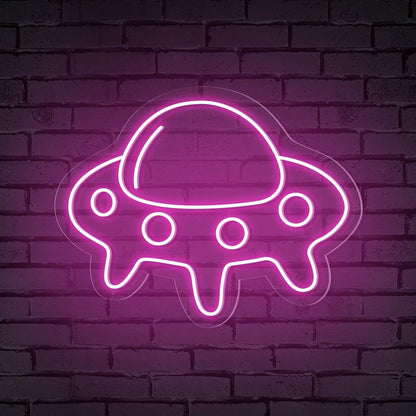 Kids Room Parties Ufo Cute Space Led Neon Sign | Shineneon