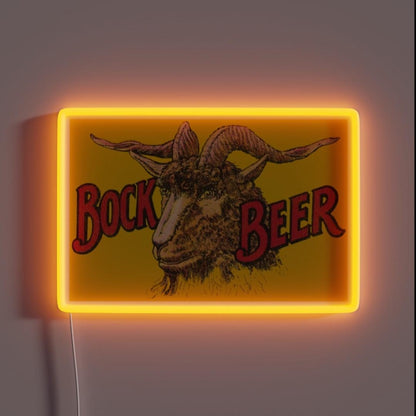 Kiewel Bock Beer Retro Defunct Breweriana Rgb Led Neon Sign