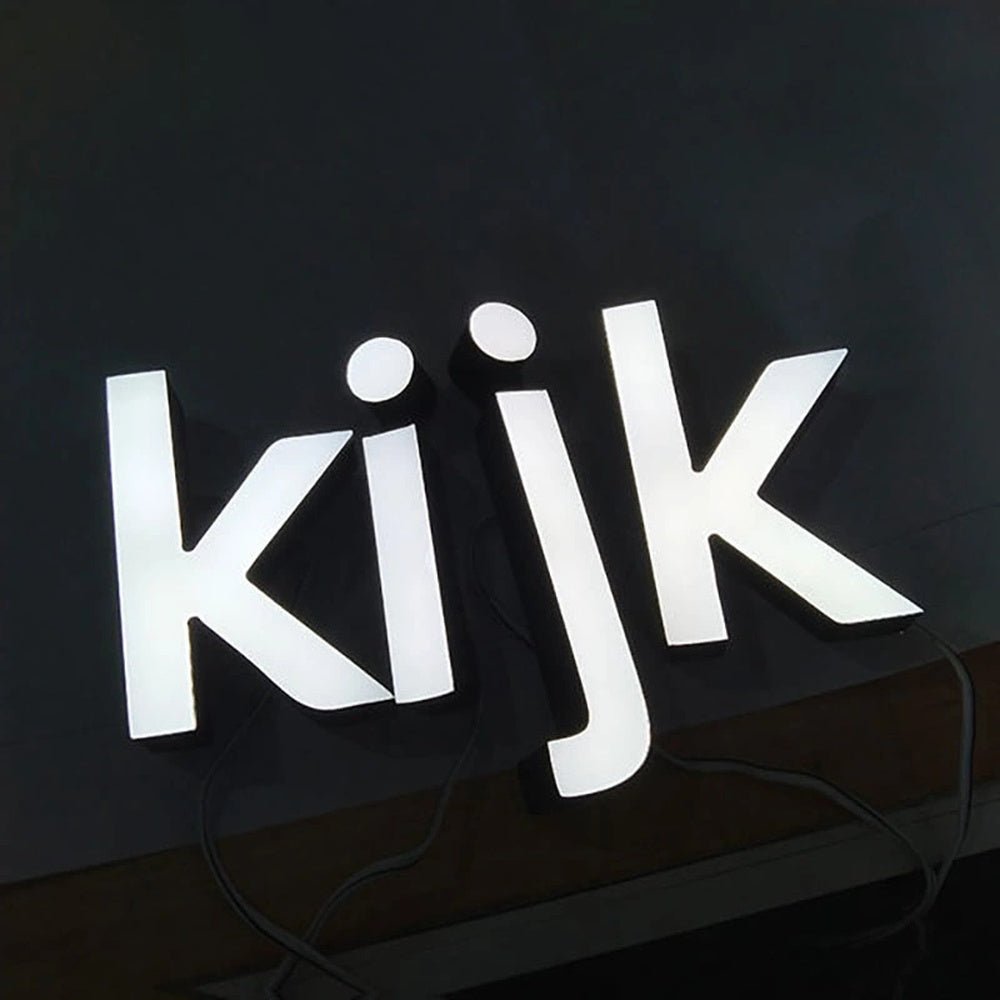 Kijk 3D Frontlit Channel Letters Led Light Sign - Shineneon